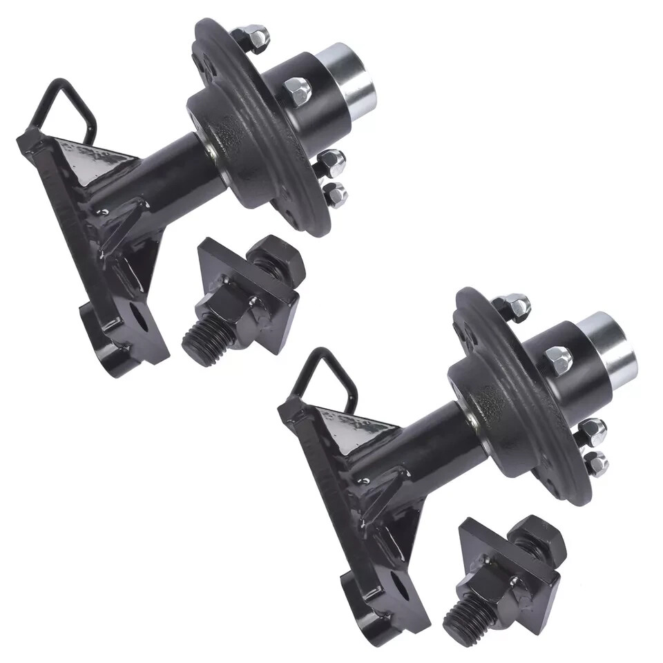 8 x 6.5 Lug 8000LB Superior Shipping Container Wheels, Bolt-on Spindle Kit new