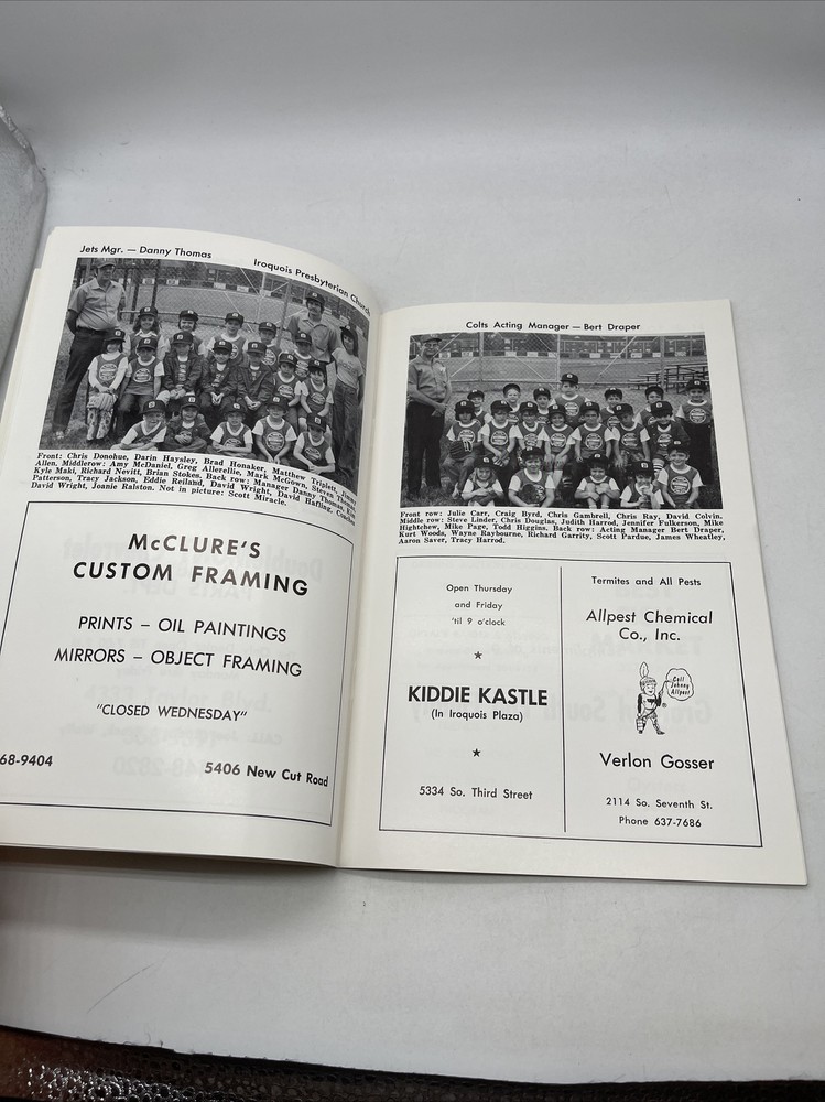 1976 Beechmont Youth Baseball Program Opening Day