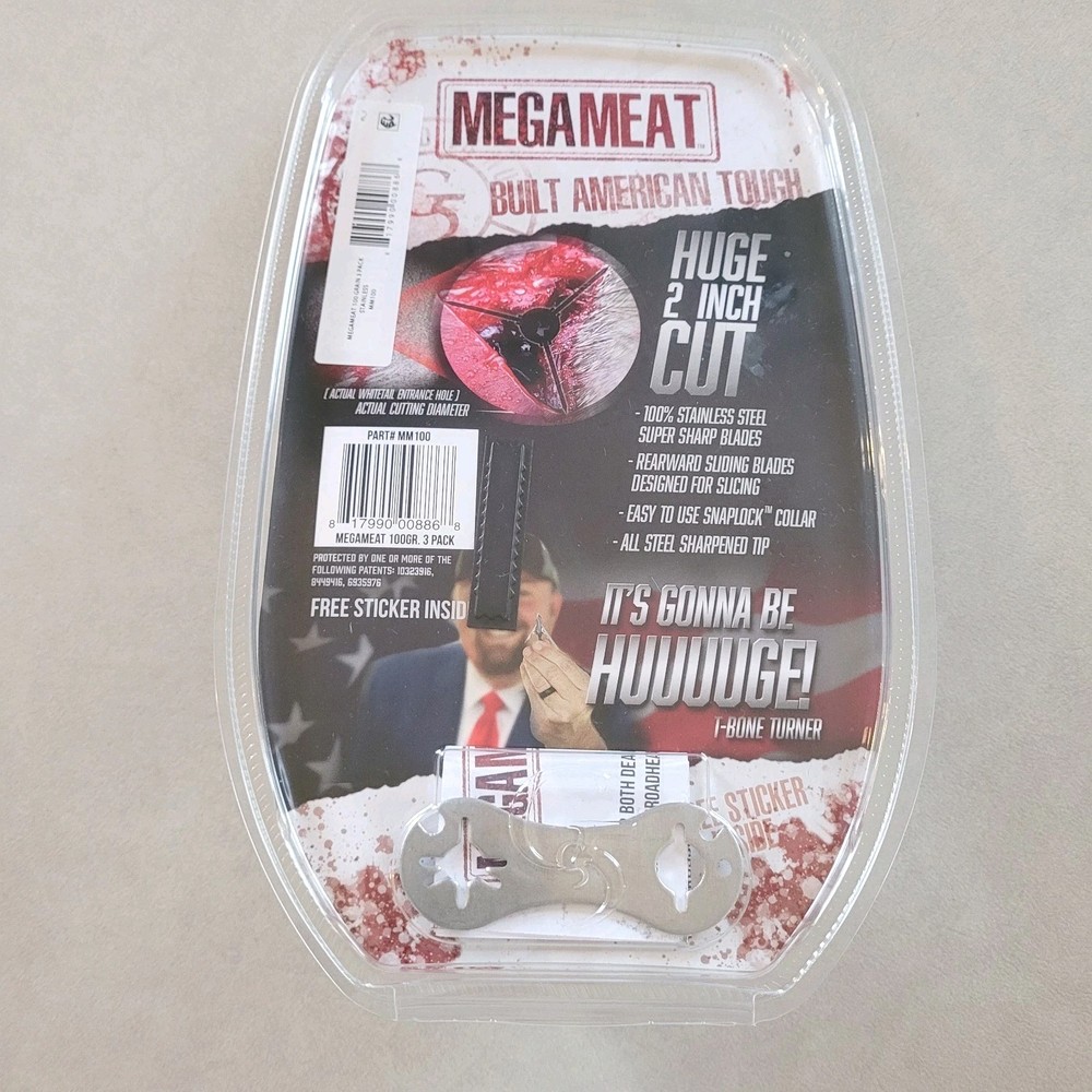 G5 Mega Meat Broadhead 100 Grain 3 Pack Fixed