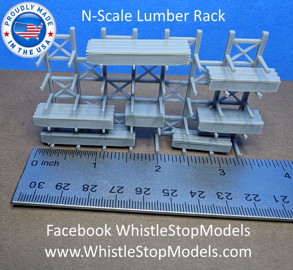 Z-Scale Modern Lumber Rack