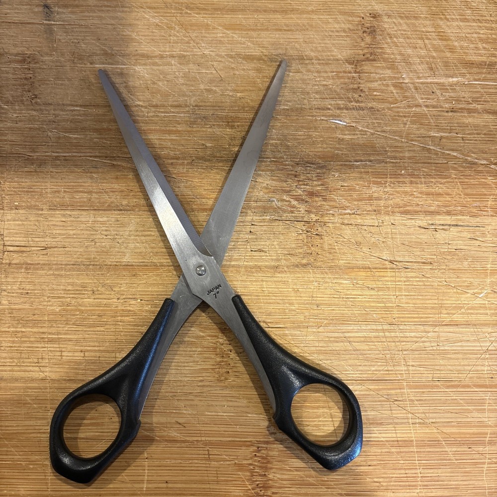 Case 788 7” Plastic Handle Household Scissors, Japan NOS READ