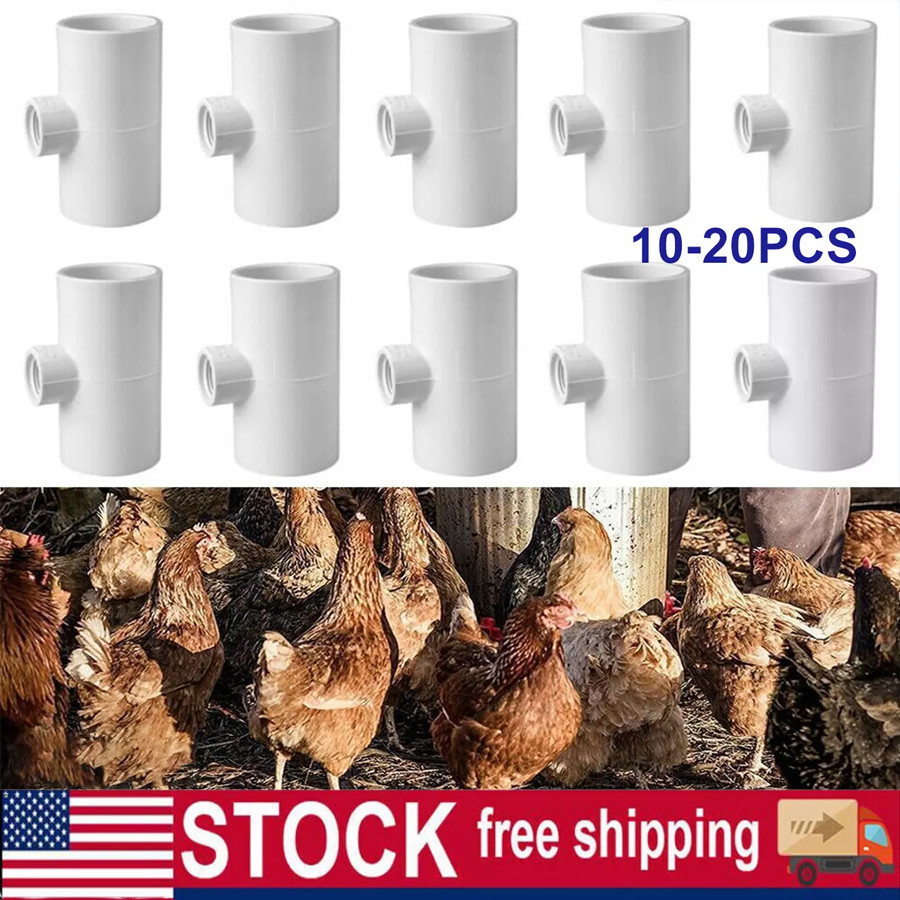 （10-20pcs）three-way Connector For Chicken Waterer Fully Automatic