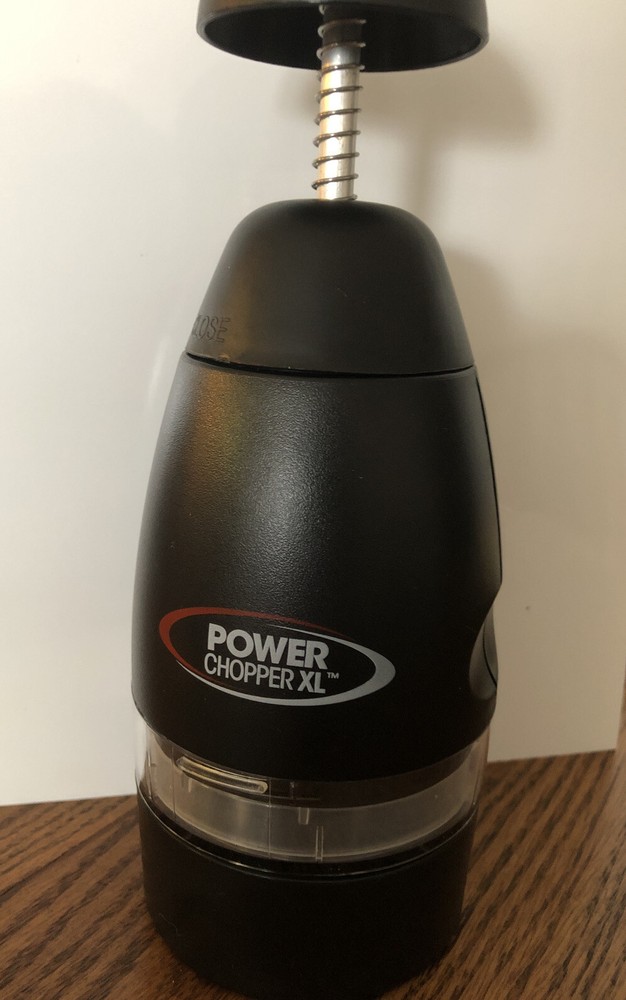 Power Chopper XL Vegetable Chopper Black Manual New Without Box