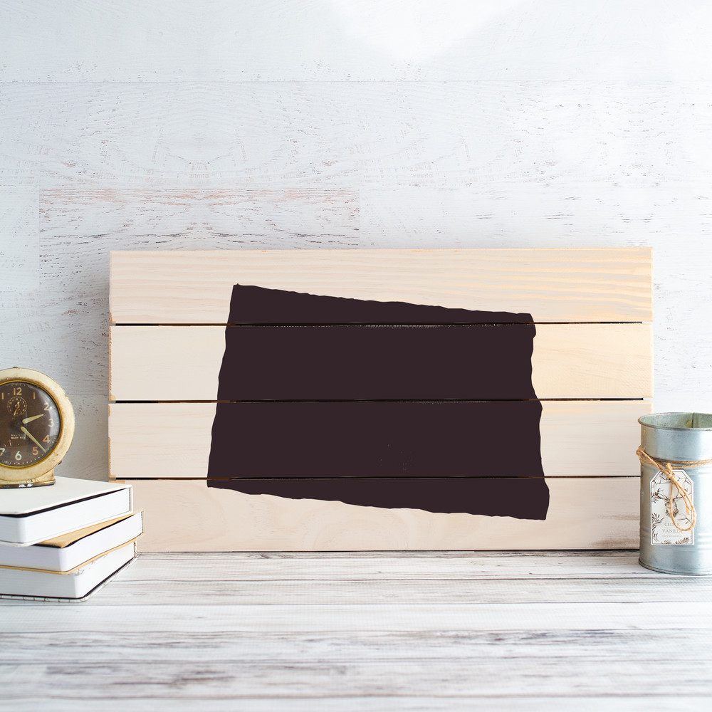 North Dakota State Stencil - Durable & Reusable Mylar Stencils