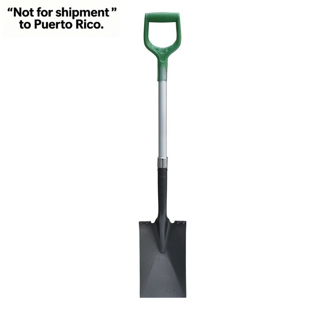 Fiberglass D-Handle Garden Spade with Ergonomic Comfort Grip