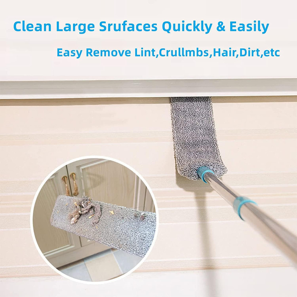 Retractable Gap Dust Cleaner under Appliance Microfiber Duster Dust Brush with E