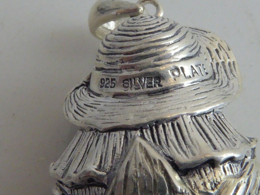 SILVER PLATED NOVELTY MAIDEN WHISTLE