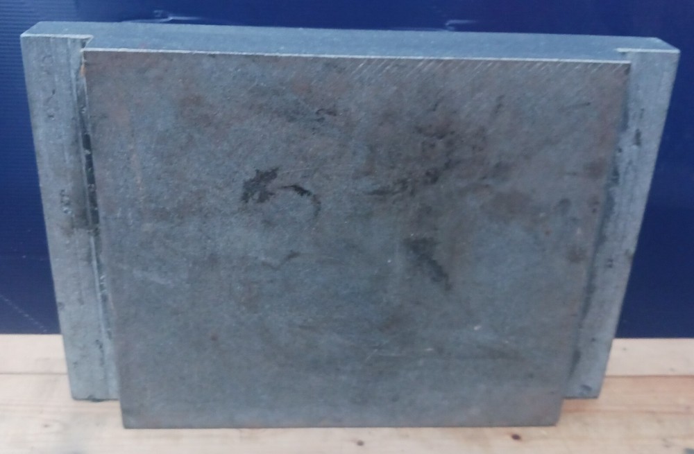 Solid Black Granite Surface Plate 18x12 3" Thick Lip Flat Plane Precision Layout