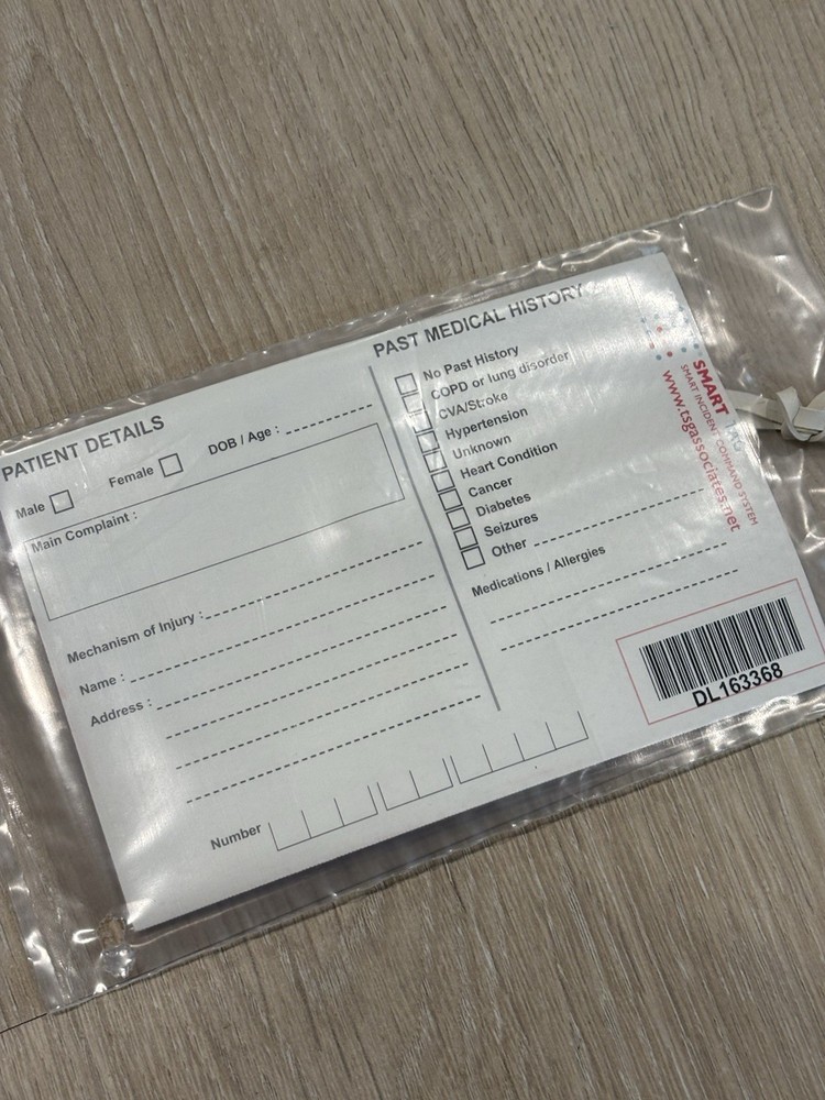 NEW SMART Triage Pack Standard Specification Emergency Response Kit