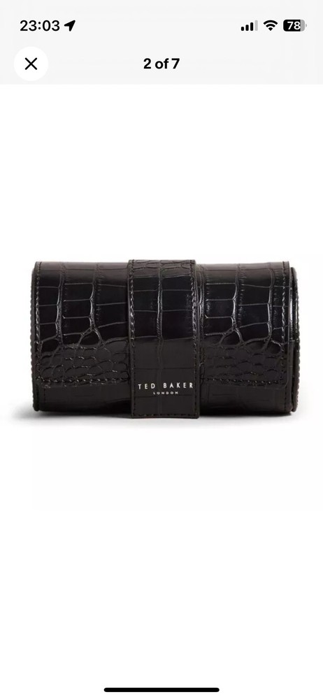 Ted Baker Watch Roll Travel Case New