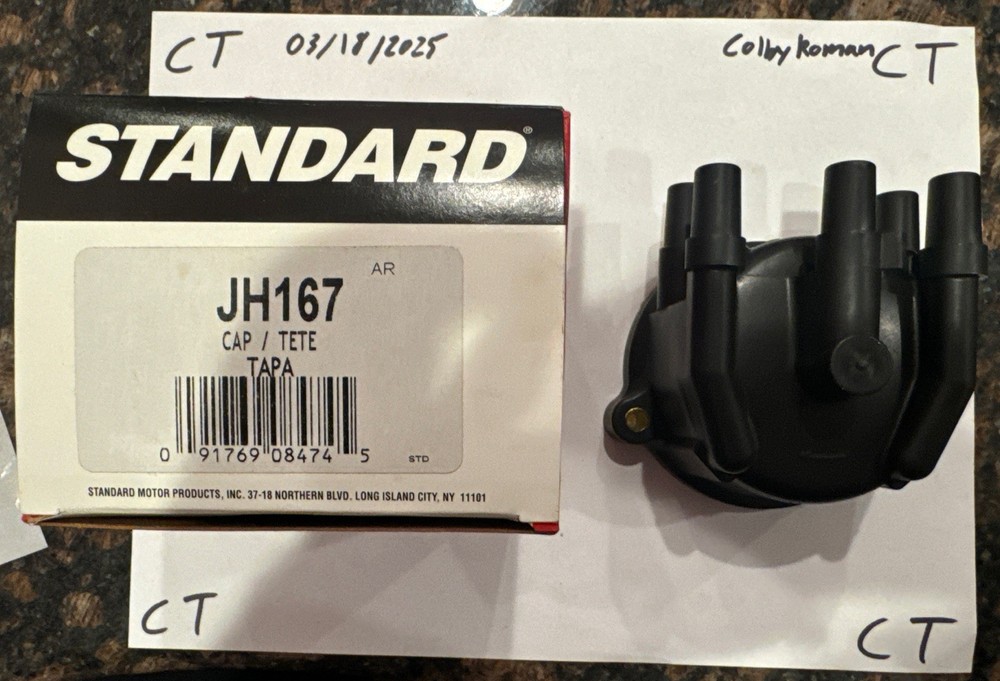 Standard Ignition Distributor Cap for Prizm, Corolla JH-167