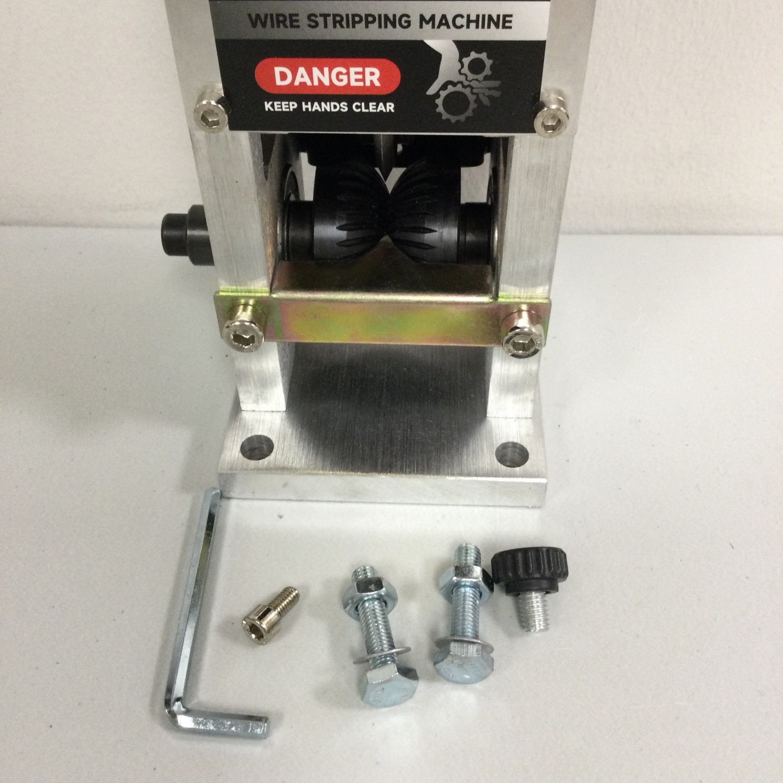 Creworks Manual Wire Stripper Machine – 0.06″–1″ Drill-Powered Cable (READ)