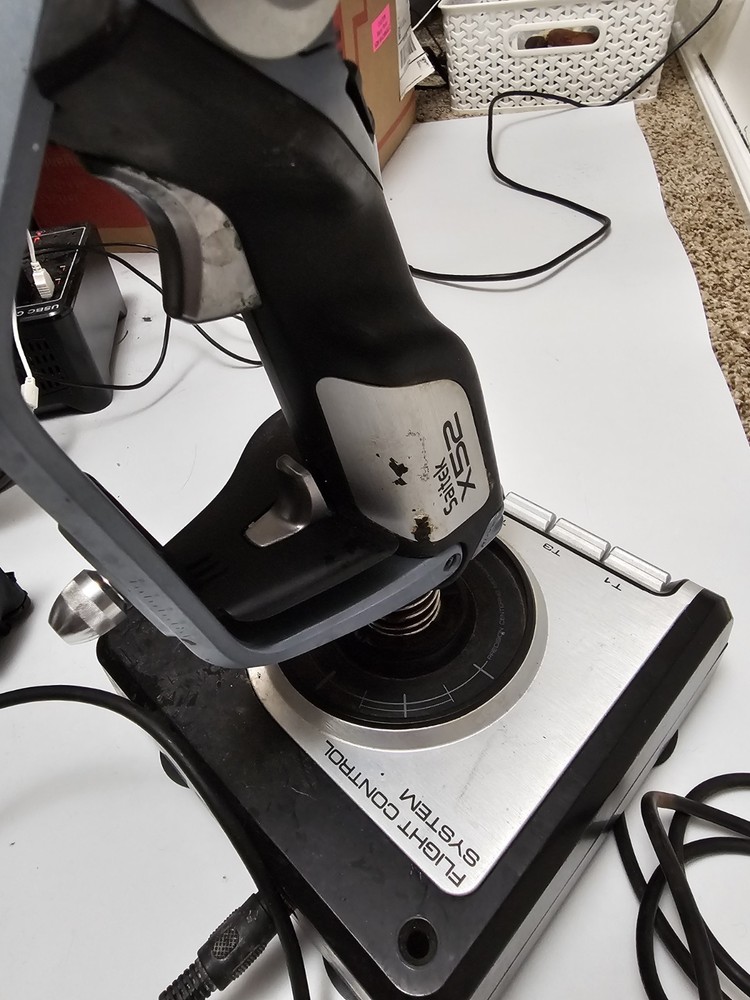 Logitech G Saitek X52 Pro Flight Control System Simulator Joystick Only