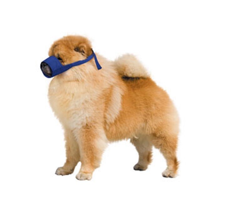 NO BITE BARK Premium Comfort LINED QUICK EASY FIT ADJUSTABLE DOG MUZZLE Training