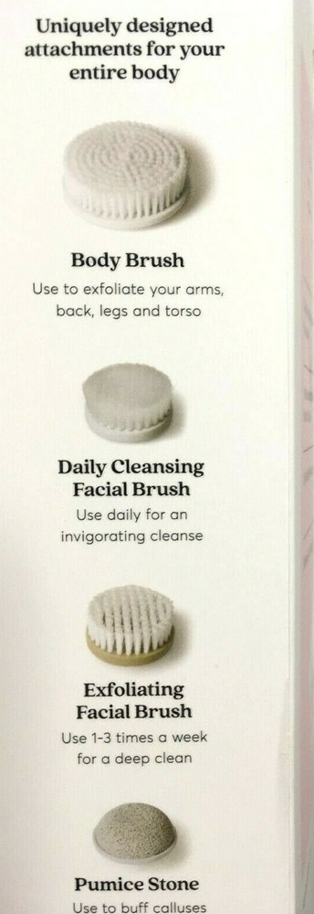 Vanity Planet Complete Face & Body Cleansing System 4 Attachments 21HB034