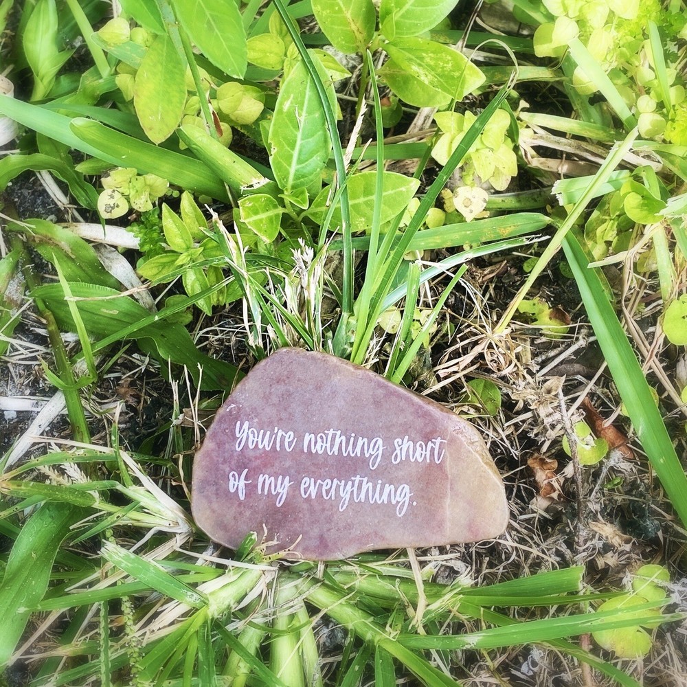 Personalized Engraved River Rocks Message Rocks