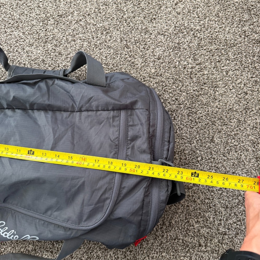 Eddie Bauer Stowaway Packable 45L Duffel Bag Ripstop 45L Gray EUC