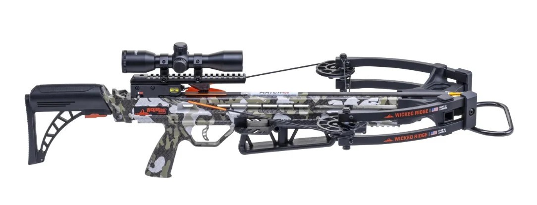 Wicked Ridge Warrior 400 Crossbow With Pro-View Scope Peak XT Bundle