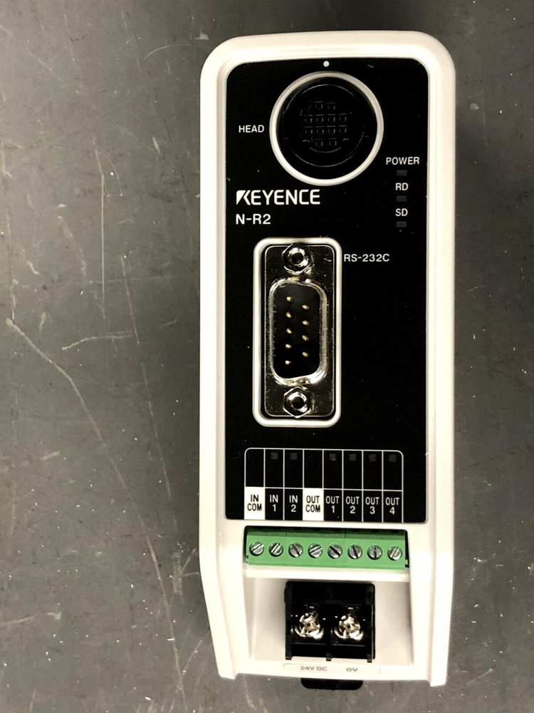 Keyence N-R2 RS-232C Code Reader Interface Communication Unit NEW
