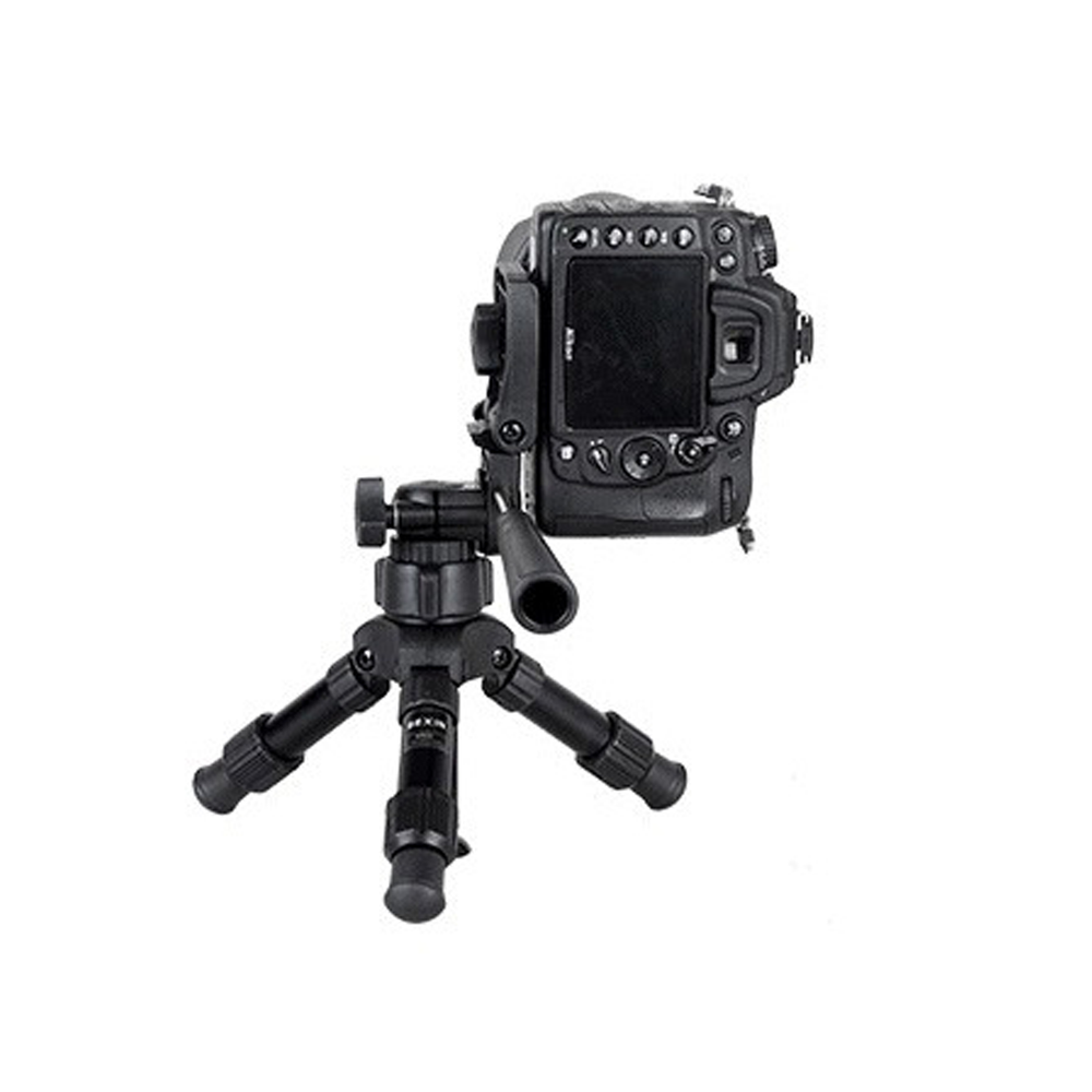Mini Desktop Tripod Kit with 3-Way Panoramic Head for DSLR Camera Smartphone