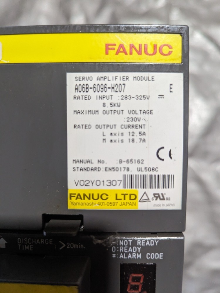 Fanuc A06B-6096-H207 Servo Amplifier Module