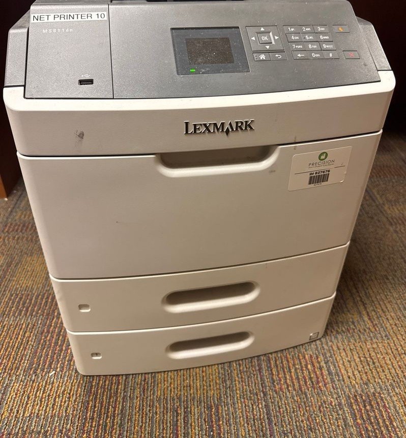 Lexmark MS811dn 55PPM Mono Laser Printer Network Duplex NEW Imaging Unit Tested
