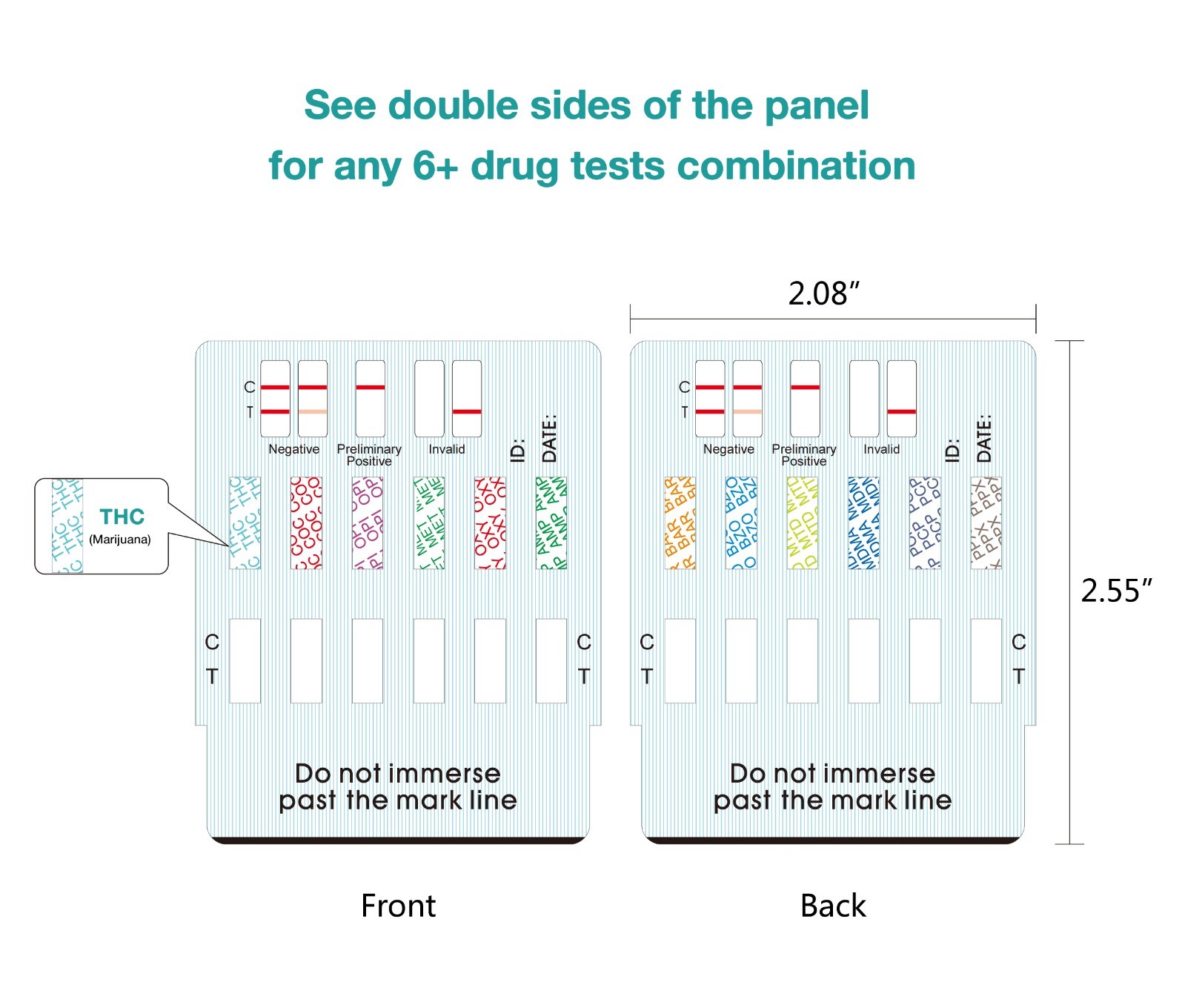 Easy@Home 12 Panel Urine Dip Drug Test Strip Variant Pack, #EDOAP-1124