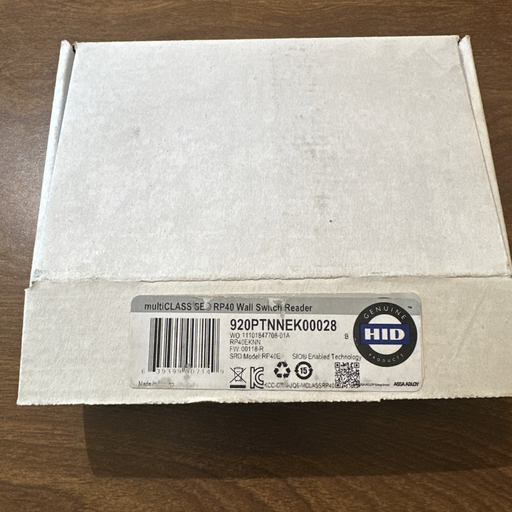 multiClass SE RP40 Wall Switch Reader, Model: 920PTNNEK00028