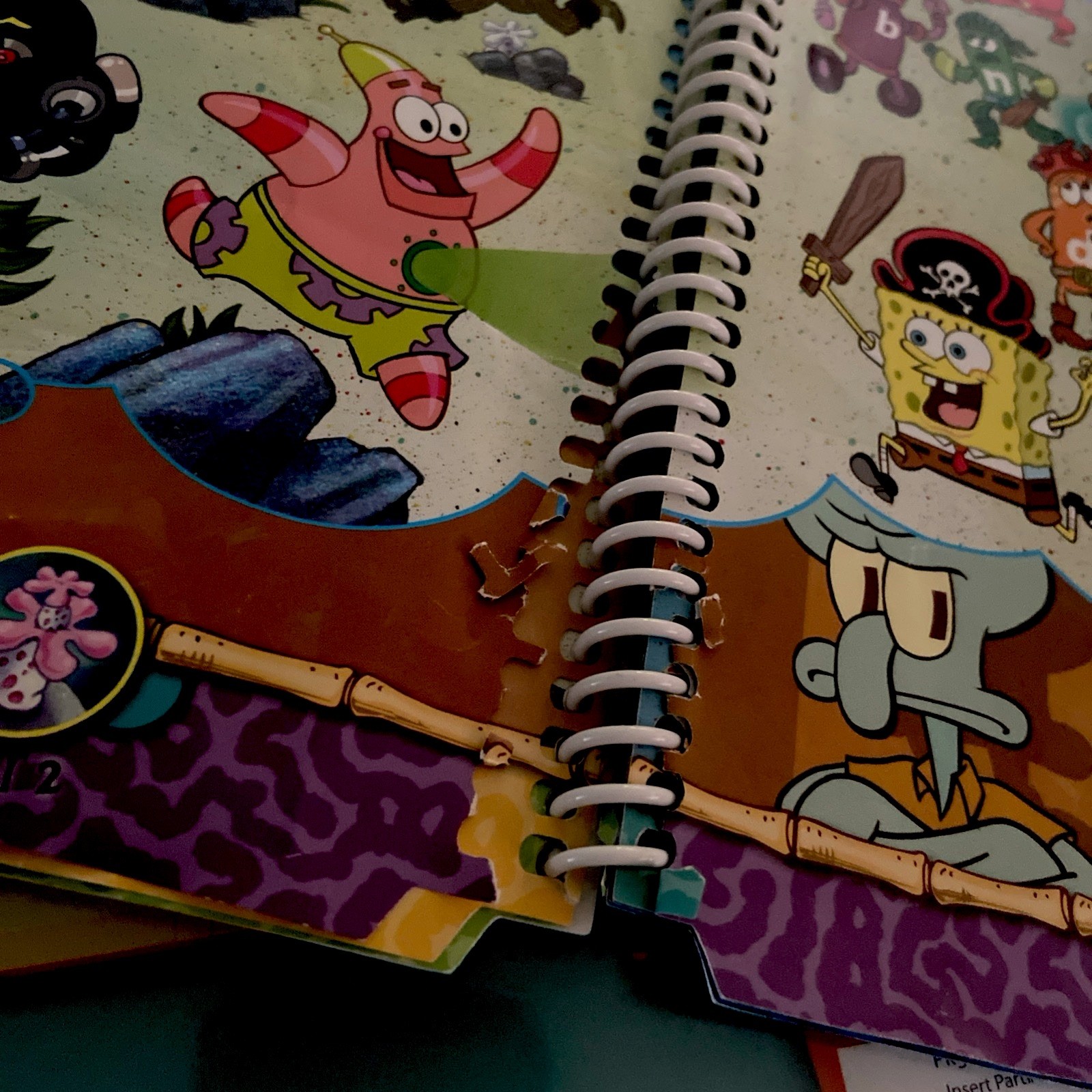 LeapFrog LeapPad / Spongebob Squarepants / Shrek 2 / Books and Cartridges 2003