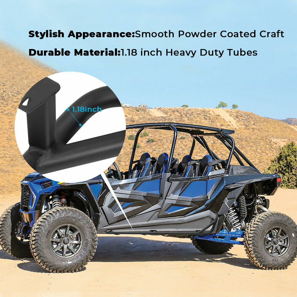 For Polaris RZR XP 4 1000 4 900 Turbo 4 Seat 2015-2023 Nerf Bars Rock Sliders