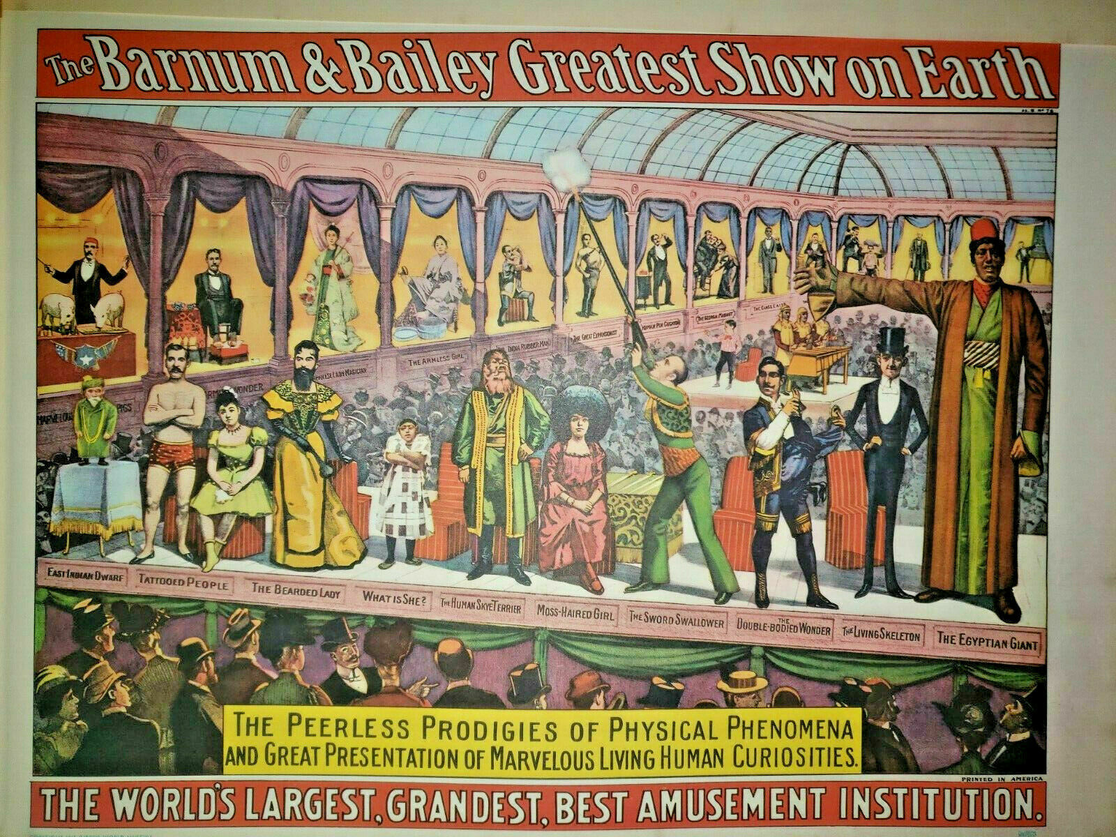 Vintage 1960 Circus World Museum Poster Set of 4 Posters New Old Stock