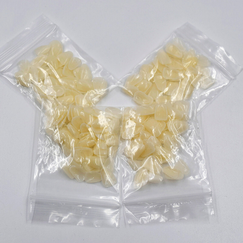 10 Pack Dental High Quality Temporary Crown Patch Veneers Porcelain Patch Upper