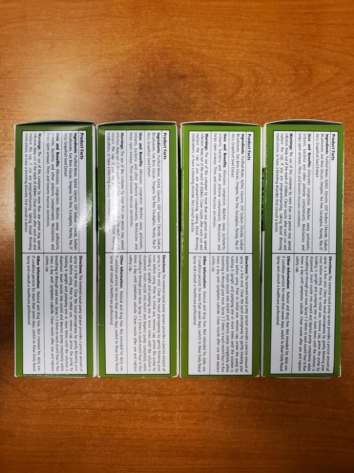 4 Pack: Xlear Rescue Nasal Spray w/ Xylitol All-Natural 1.5 oz. (Exp 5/25) F