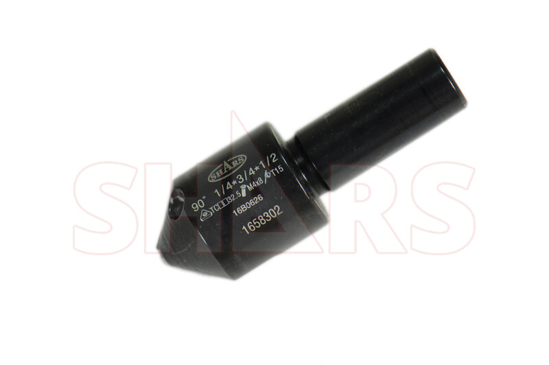 1/4 1/2" 90° INDEXABLE CARBIDE COUNTERSINK CHAMFER SET #]