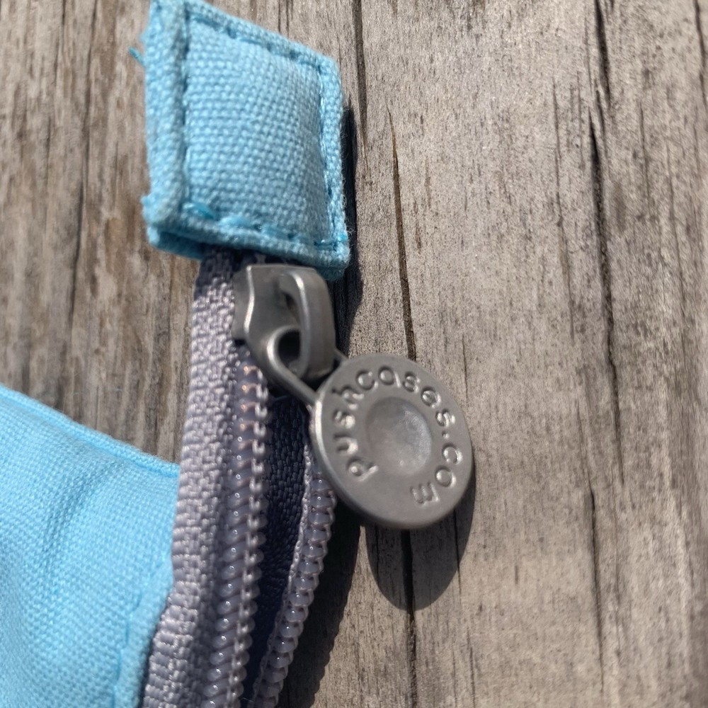 Blue Collapsable Pencil Case From Pushcases