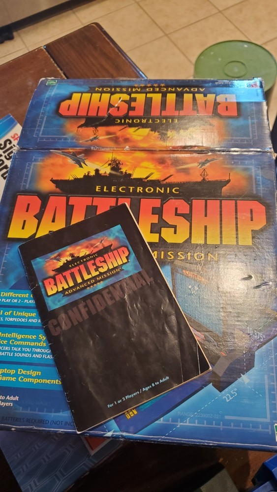 2000 MB Electronic Advanced Mission Battleship Game