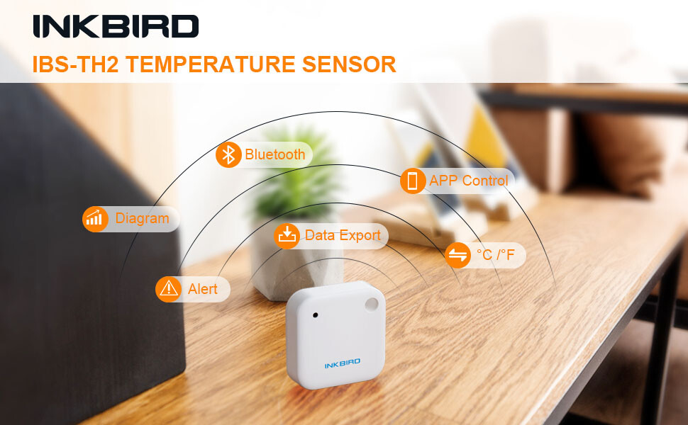 Inkbird Temperature Humidity Data Logger Bluetooth APP Wireless Temp Thermometer
