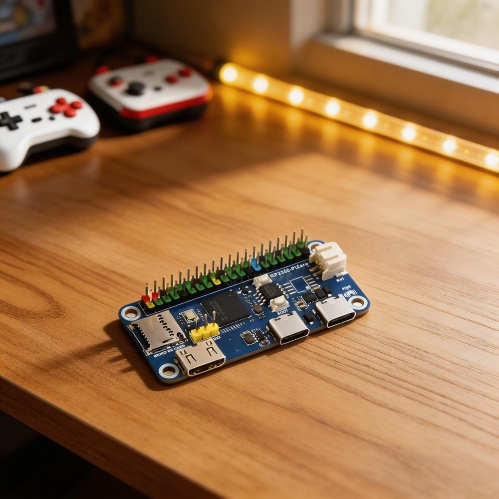 RP2350 PiZero Dual-Core Development Board Compatible with MicroPython and C/C++