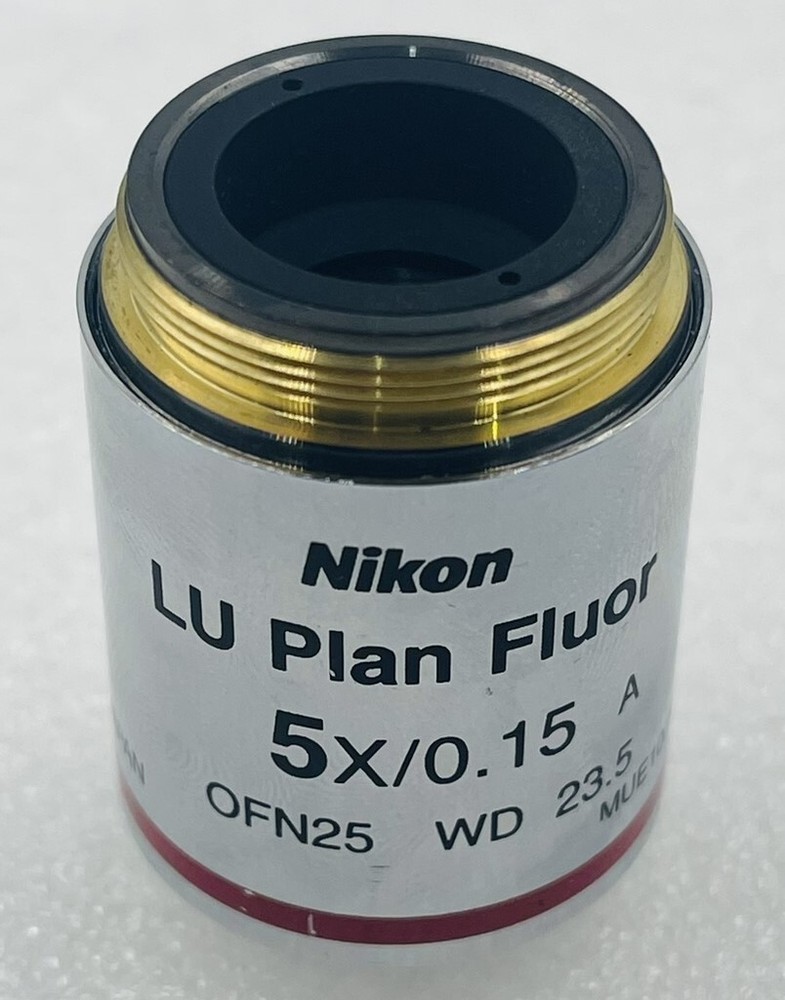 Nikon LU Plan Fluor 5X/0.15 Microscope Objective Lens