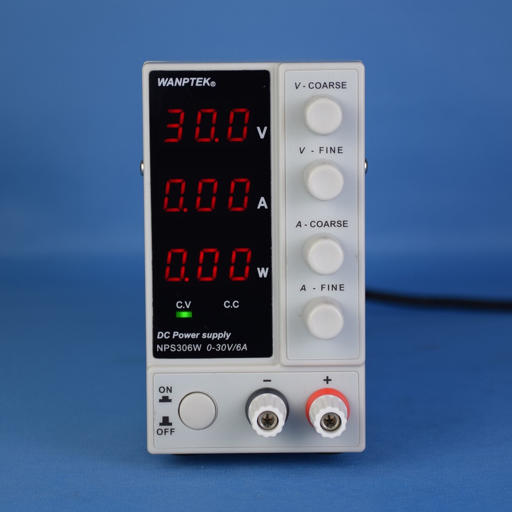 DC Power Supply Variable Adjustable Switching Regulated Power Supply 0-30V 0-6A