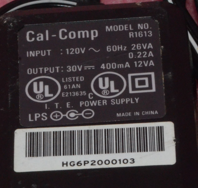 Cal-Comp Power Supply Model R1613.