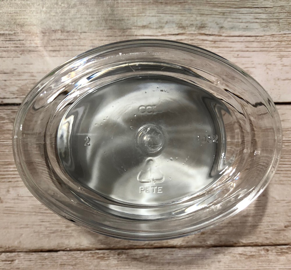 4 oz PET Oval Powell Jars with Silver Basic Foam Lined Caps Set Of 23