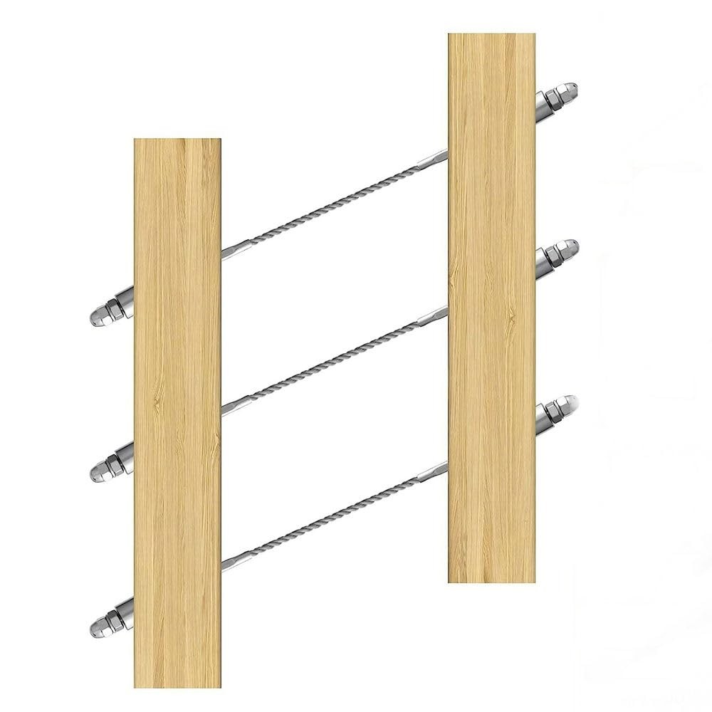 Cable Railing Swage Threaded Stud Tension End Fitting Terminal for 3/16 inch ...