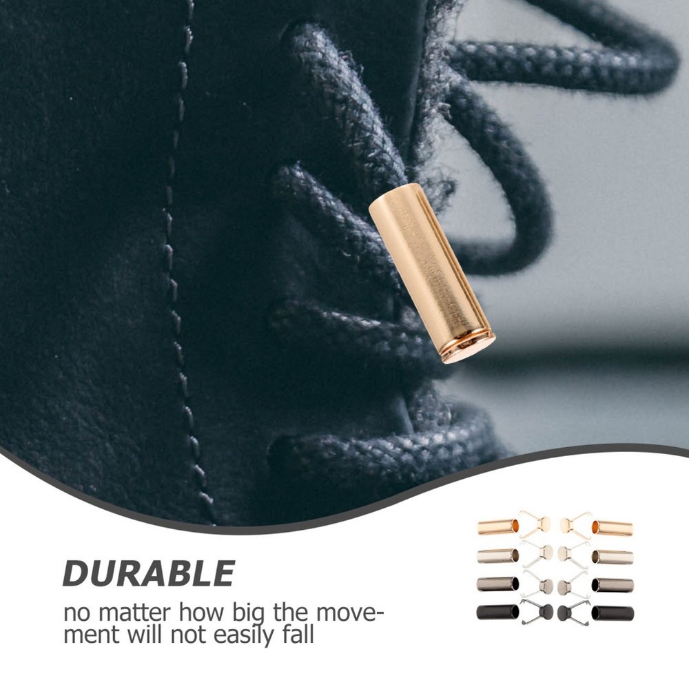 2 Pieces Metal Shoe Tip Protector Bootlace Ends Tips Replacement