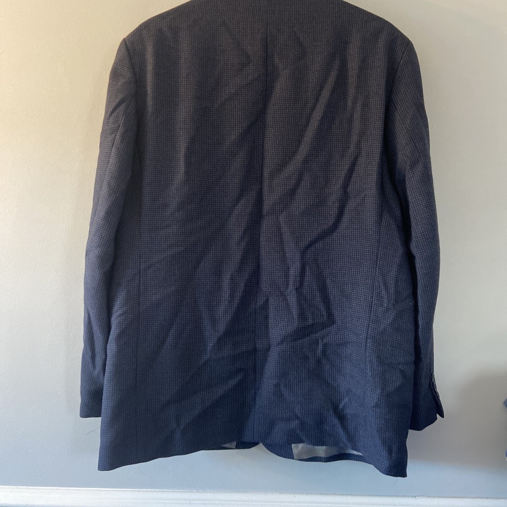 BHS Blazer Suit Jacket 44” Chest Blue 95% Wool