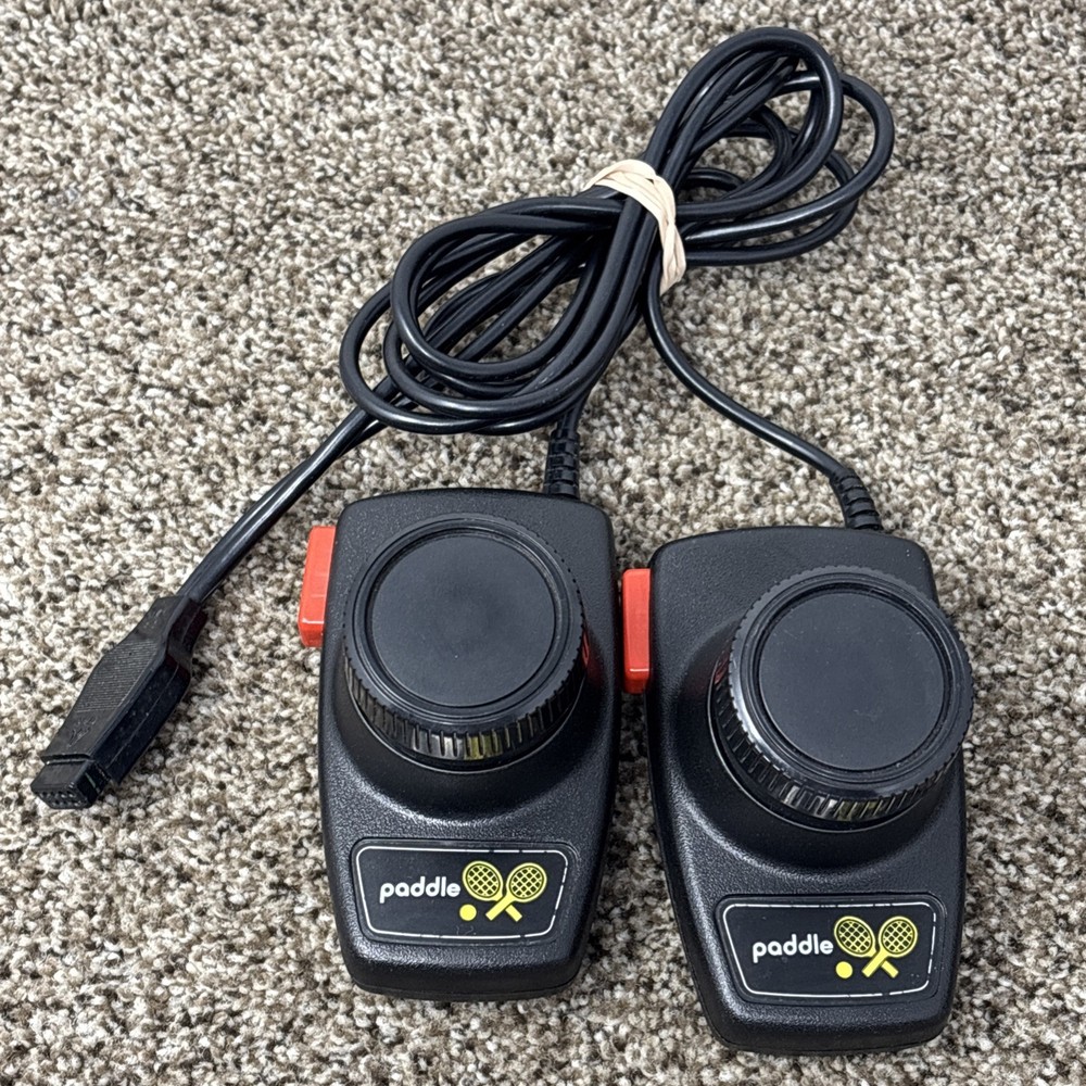 Atari 2600 Jitter Free Paddle Controllers For Atari 2600 Tested Cleaned