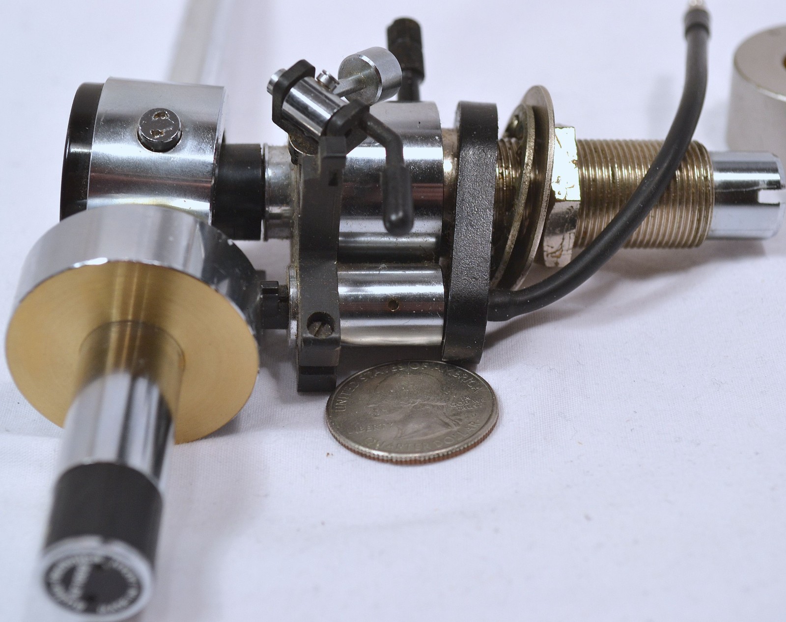 AUDIO TECHNICA AT 1009 LP 33 45 RECORD PHONO 9 INCH TONE ARM FOR PARTS OR REPAIR