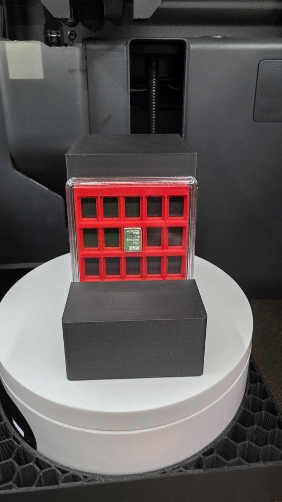 Empty Capsule for 15 single gram Valcambi bars