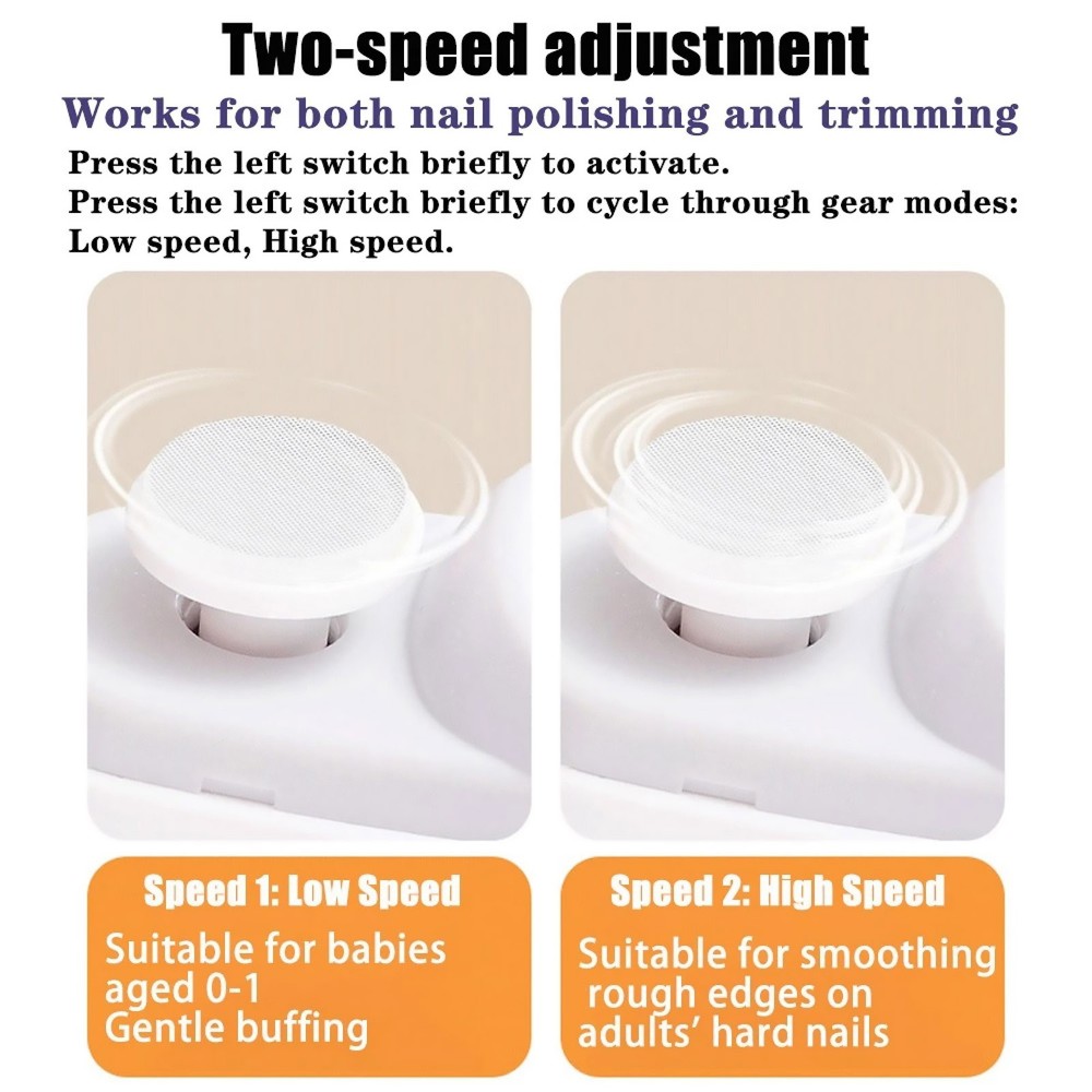 Automatic Electric Nail Clipper Trimmer Maintenance Kit With Cleaning Tools