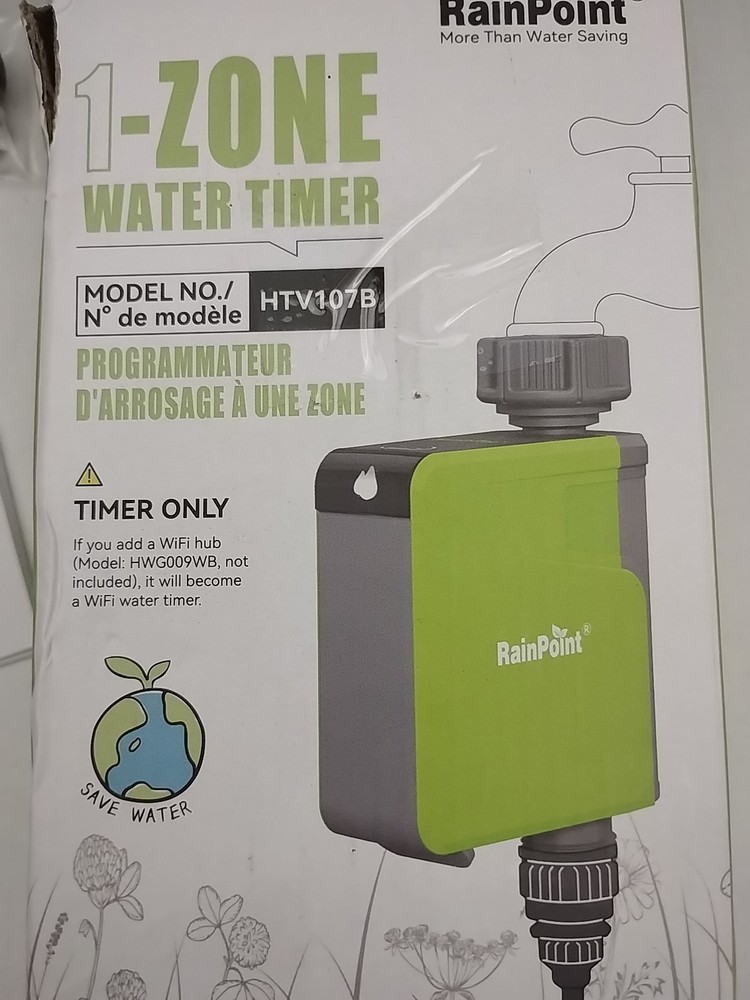 RainPoint Smart Watering Wireless Hose Timer, App Control Water Timer For Garden